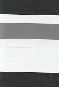 Закрытые рулонные шторы день-ночь Салерно, серый 2002 купить в Ликино Дулево с доставкой