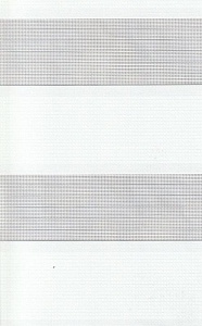 Закрытые рулонные шторы день-ночь Римини, белый 15 купить в Ликино Дулево с доставкой